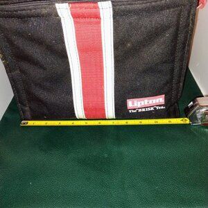 Vintage Lipton Tea insulated bag with thermos